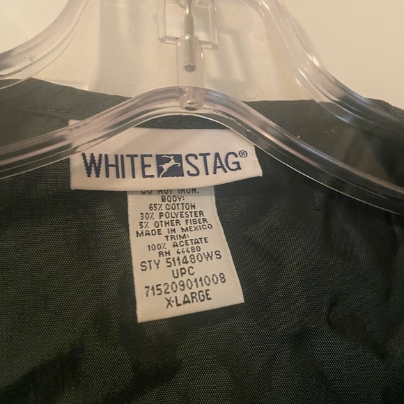 Vintage Tapestry Teddy Bear Christmas Vest by White Stag X-Large - Picture 4 of 8